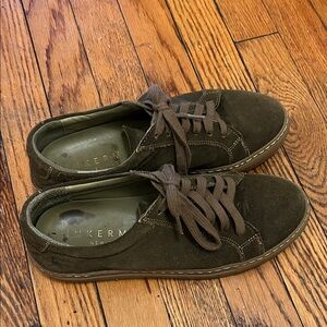 Dark green Suede Loafers from Inkerman New York